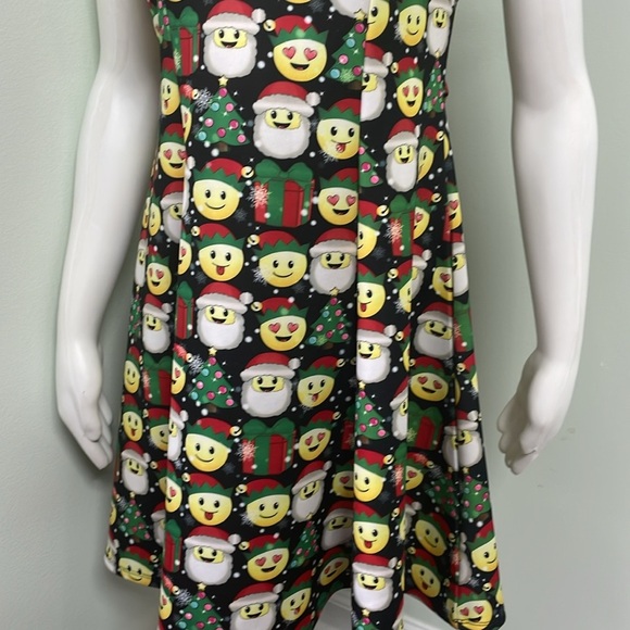 Justice Christmas Emoji Dress size 18 - Picture 3 of 7